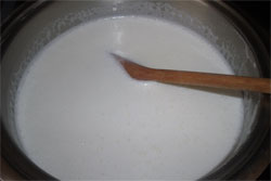 Milk chhena angoor