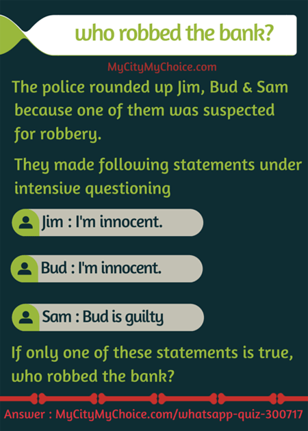 Which Of The Following Statements Is True About Robbery