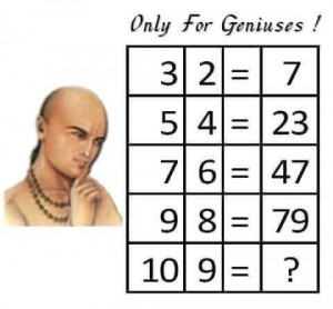 Only For Geniuses Whatsapp Puzzle