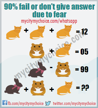 90% fail or don't give answer due to fear - Whatsapp Puzzle