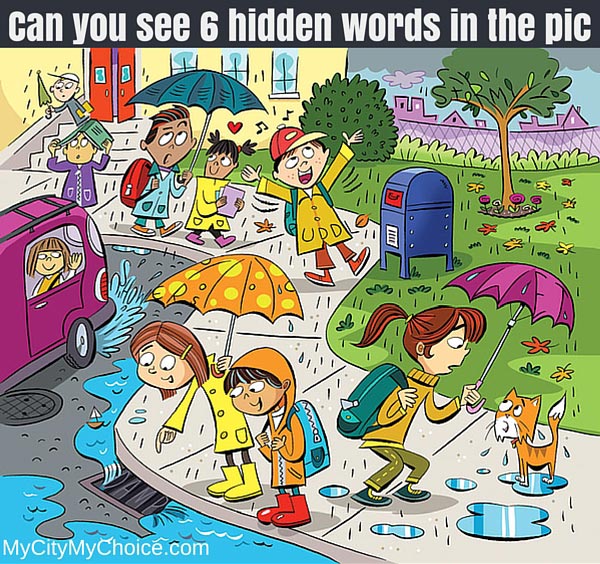 Can you see 6 hidden words in the pic - Whatsapp Puzzle