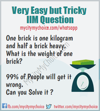 Very Easy but Tricky IIM Question - Whatsapp Puzzle