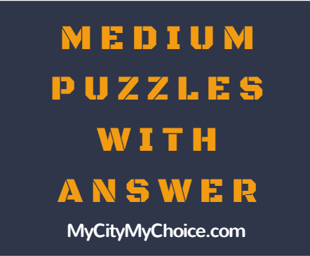 Medium Puzzle With Answer