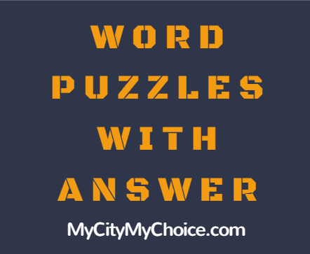 Word Puzzle With Answer