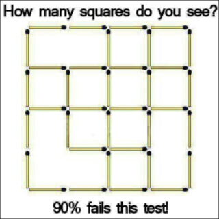 How many squares do you see? | Puzzle Answer