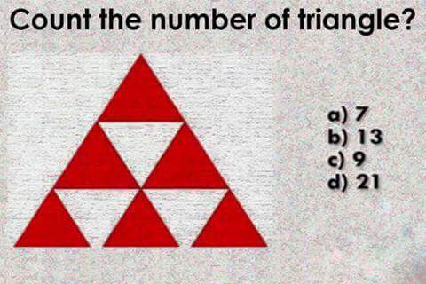 Count the number of triangles