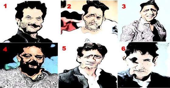 Can you guess these Bollywood actors?