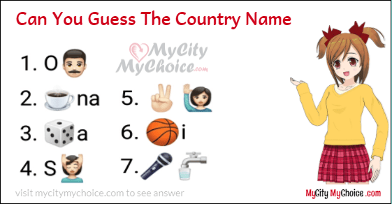 Can you guess the country name whatsapp puzzle answer